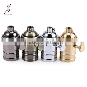 Brass Screw Thread Lamp Holder E26 E27 Brass Lamp Socket for Pendant thumbnail-1