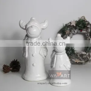 Funny Winter Christmas Reindeer Ceramic Giftware thumbnail-1