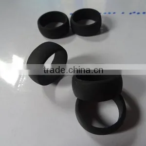 Embossed Silicone Rubber Wedding Rings thumbnail-1