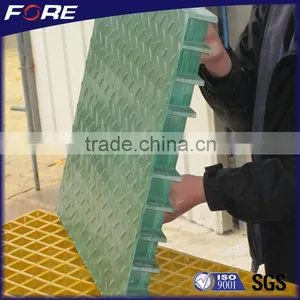 Long Service Life Easy Cut Fibreglass Grating thumbnail-3