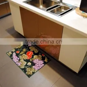 Flower&fruits Pattern Anti-slip Kitchen Rugs Floor Prevent Mat thumbnail-5