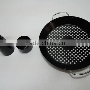 Non Stick Black Painting Bbq Grill Roasting Pan thumbnail-4