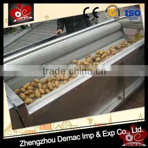 Hot Sell Brush Vegetable Cleaning and Peeling Machine thumbnail-1
