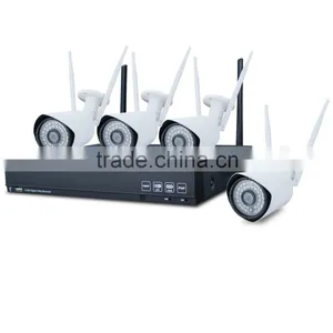 Hot Sale Wifi Kits 4CH Wireless 1080P POE IP Cctv System thumbnail-2