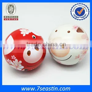 Fanny Tinplate Candy Ball Shape Packing Box ,gift Condom Tin Box for Lover thumbnail-1