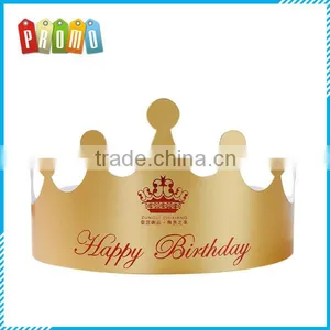 Wholesale Gold Crown Paper Party Hat For Children Birthday thumbnail-1