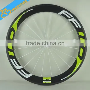 50mm FFWD Carbon Fiber Usd Aluminum Alloy Road Bicycle Wheels for Sale,700c White Carbon Road Bike Wheels for 4x4 thumbnail-1