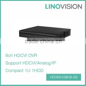 Compact 8CH 1U ONVIF Tribird 720P-Lite HDCVI DVR , Support 3D Intelligent Positioning thumbnail-1