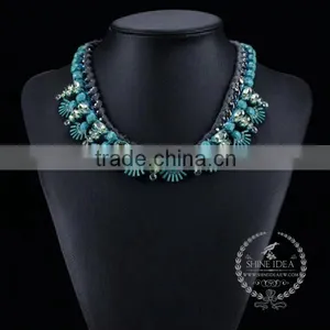 High Quality Vintage Acrylic Resin Chunky Statement Necklace Fashion Women Pendant Necklace 6390075 thumbnail-2