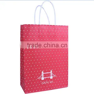 High Quality Cheap Shopping Bag Polka Dot Cute Bags thumbnail-3