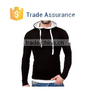 Custom Men Pullover Hoody Hoody Sweat Jacket Long Sleeve New thumbnail-5