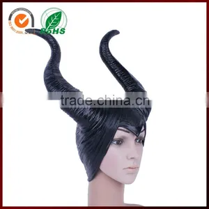 Veil Sexy Prom Party Halloween Masquerade Dance Mask With Horn thumbnail-2