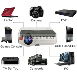 5000Lumens 8000:1 Contrast Ratio Projector Support Bluetooth WiFi Function thumbnail-4