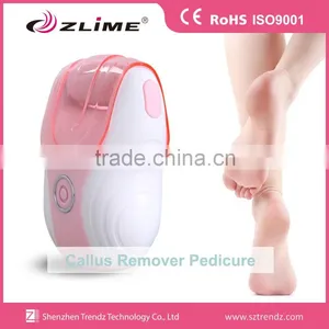 Rechargeable Foot File Callus Remover With Crystal Diamond Roll With Nail Polisher thumbnail-1