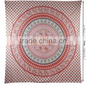 Wall Hanging Hippie Elephant Mandala Bedspread Ethnic Throw Art India Indian Tapestry thumbnail-4