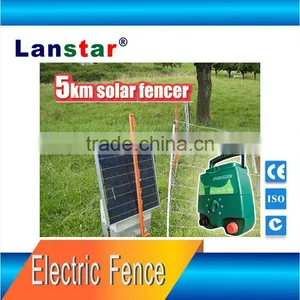 Lanstar Solar Powered Farm Electric Fence Energizer/ Energiser Plant Fence Products thumbnail-1