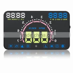 5.8 Inch HUD E350 Digital Speedometer Car OBD2 HUD Display thumbnail-1