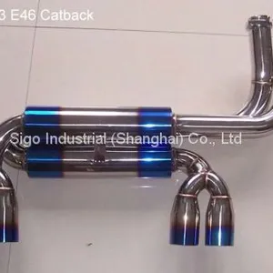 Mertop Titanium STAINLESS STEEL DUAL BACK EXHAUST SYSTEM 2.75