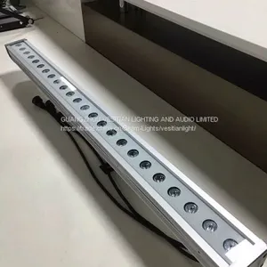 IP65 DMX rgb 3in1 Новый дизайн светодиодный наружный светильник для освещения стен 24 штук по 3 Вт thumbnail-1