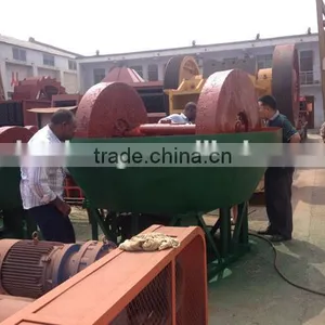 HUAHONG 1600 Gold Wet Pan Mill Grinding/Wheel Mill for Gold of the Newest Type and Best Price thumbnail-1