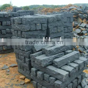 Basalt Black Cubic Paver Stone thumbnail-1