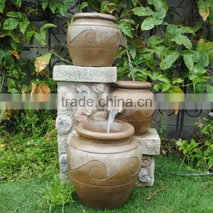 Wholesale Polyresin Jars Outdoor Water Fountain thumbnail-3