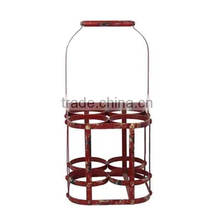 Wrought Iron Decorative Wine Bottle Holders Wine Racks thumbnail-1