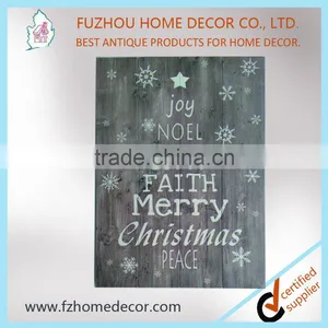 2016 New Style ANTIQUE X'mas Wooden Sign, Decorative Wooden Plaque thumbnail-1