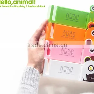 N161 New Products Cartoon Animal Sucker Family Toothbrush Holder thumbnail-5