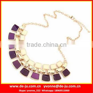 Tone Multicolor Acrylic Necklace thumbnail-1