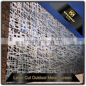 Powder Coated Laser Cutting Aluminium Decorative Wall Panel Outdoor thumbnail-1