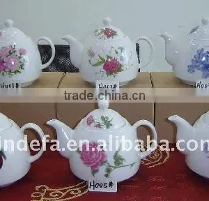 Ceramic Flower Round Shape Pot Big Tea Pot Ceramic Arabic Tea Pot thumbnail-1