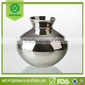 Hand Made Cheap Cute Mini Color Electroplate Glass Vase Style thumbnail-1
