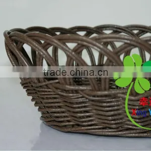 Factory Recycled Plastic Woven Fruit Basket thumbnail-5
