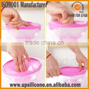 Universal Fit Lid Silicone Food Storage Suction Lid thumbnail-1