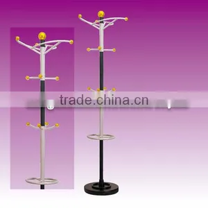 Metal Cylindrical Clothes Hanging Rack Clothing Rack Clothes Stand J33 thumbnail-1