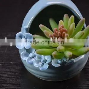 Factory Ceramic Handmade Flower Pot for Garden Plant Decoration thumbnail-4