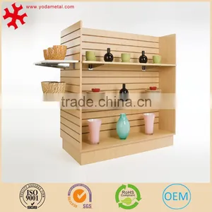 H-united Slatwall Stand Gondola With Shelevs for Clothing Retail Store With Good Quality thumbnail-2