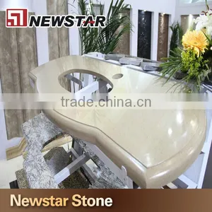 Custom Irregularity Design Marble Vanity Top thumbnail-1
