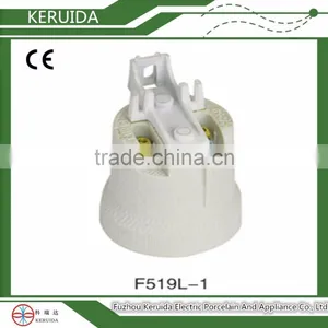 Porcelain/Ceramic Lampholder F519L-1 E26/E27 thumbnail-1