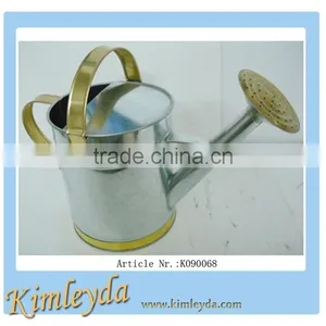 Galvanized Metal Watering Can thumbnail-1