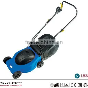 AWLOP 1400W Electric Push Reel Lawn Mower With Grass Catcher thumbnail-1