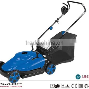 AWLOP 1800W Electric Multi-position Height Adjustment Lawn Mower With Grass Catcher thumbnail-1