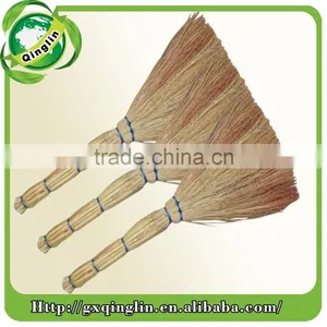 New Product Home Usage Straw Sorghum Broom With Wooden Handle thumbnail-4