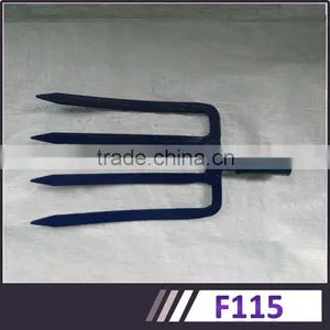 F109&F107&F115KH Steel Material Varnish&Golden&Blue Paint Sprayed Farming Tools&Garden Tools Fork thumbnail-5