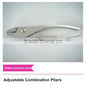 8" Adjustable Combination Pliers Stainless Steel Hand Tools thumbnail-1