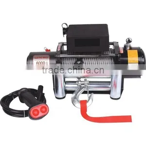 6000lbs 12V 24V Electric Winch thumbnail-1