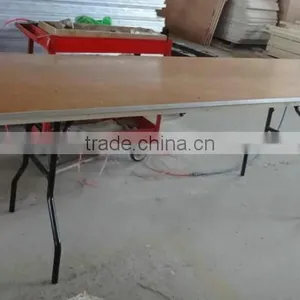 Hot Product Used Banquet Wood Yes Folding Tables for Garden Sets thumbnail-1