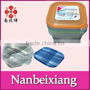 4Pcs Plastic Transparent Plastic Food Container thumbnail-1