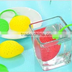 Hot Selling Silicone FDA Standard Tea Infuser Strawberry Tea Strainer thumbnail-5